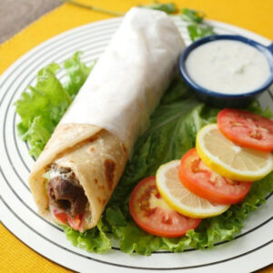 Beef Siakkh Kabab Roll